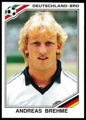 Panini - 'Mexico 86' (1986) - Andreas Brehme (West Germany)
