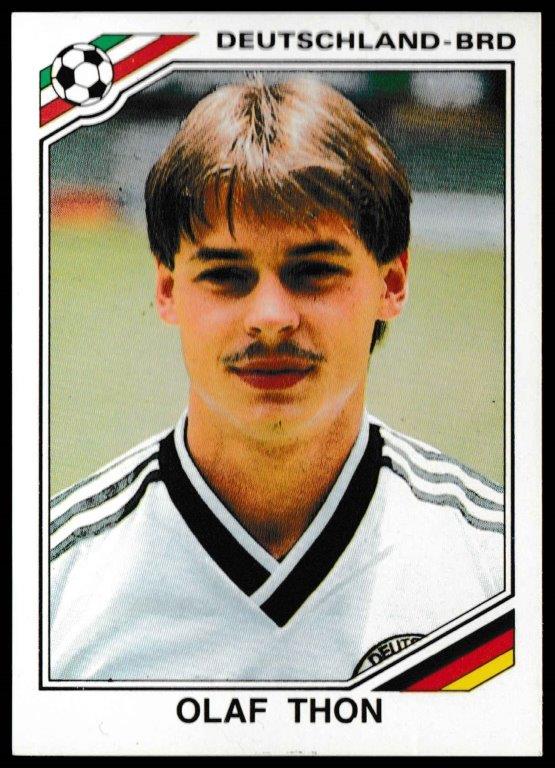 Panini - 'Mexico 86' (1986) - Olaf Thon (West Germany) Panini - 'Mexico 86' (1986) - Olaf Thon (West Germany)