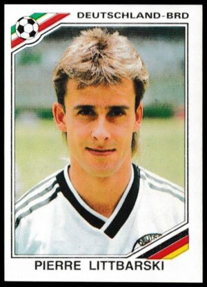 Panini - 'Mexico 86' (1986) - Pierre Littbarski (West Germany)
