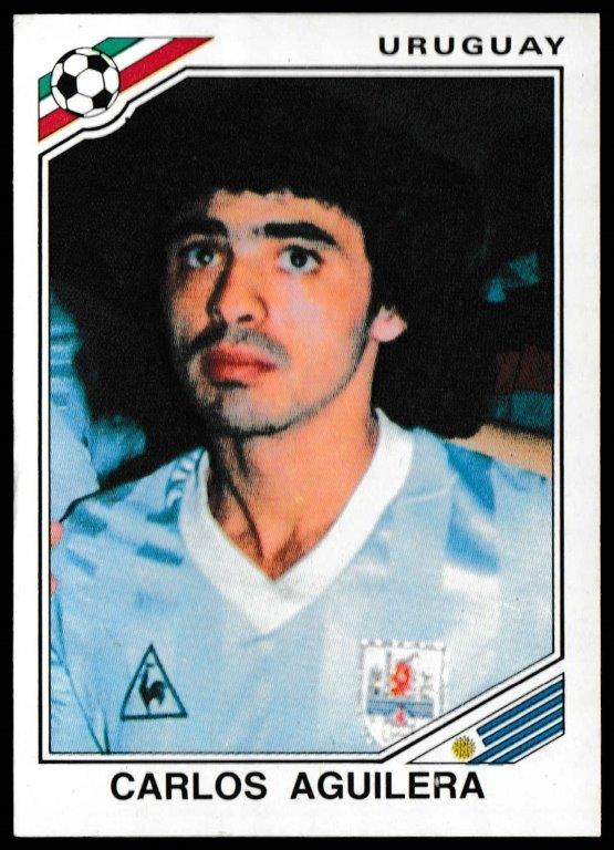 Panini - 'Mexico 86' (1986) - Carlos Aguilera (Uruguay) Panini - 'Mexico 86' (1986) - Carlos Aguilera (Uruguay)