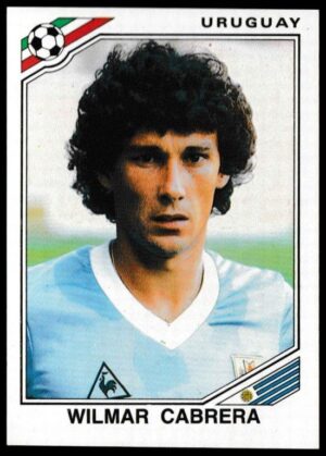 Panini - 'Mexico 86' (1986) - Wilmar Cabrera (Uruguay) Panini - 'Mexico 86' (1986) - Wilmar Cabrera (Uruguay)