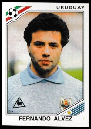 Panini - 'Mexico 86' (1986) - Fernando Alvez (Uruguay) Panini - 'Mexico 86' (1986) - Fernando Alvez (Uruguay)