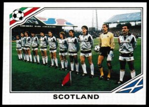 Panini - 'Mexico 86' (1986) - Team Photo (Scotland)