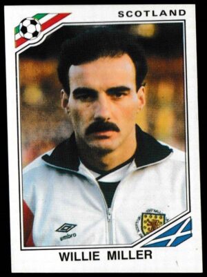 Panini - 'Mexico 86' (1986) - Willie Miller (Scotland)