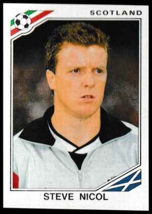Panini - 'Mexico 86' (1986) - Steve Nicol (Scotland)