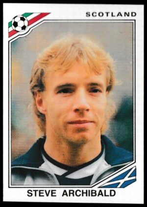 Panini - 'Mexico 86' (1986) - Steve Archibald (Scotland)