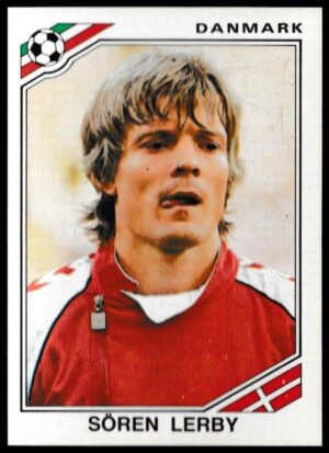 Panini - 'Mexico 86' (1986) - Soren Lerby (Denmark) Panini - 'Mexico 86' (1986) - Soren Lerby (Denmark)
