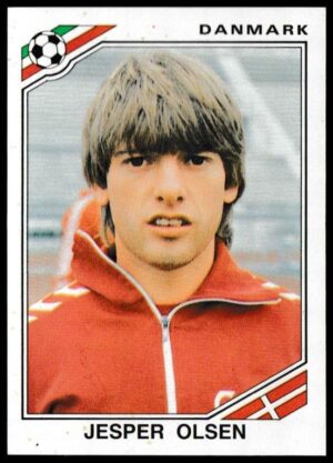 Panini - 'Mexico 86' (1986) - Jesper Olsen (Denmark)