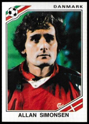 Panini - 'Mexico 86' (1986) - Allan Simonsen (Denmark) Panini - 'Mexico 86' (1986) - Allan Simonsen (Denmark)