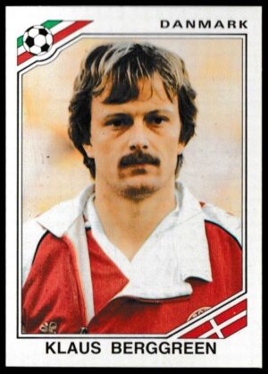 Panini - 'Mexico 86' (1986) - Klaus Berggren (Denmark)