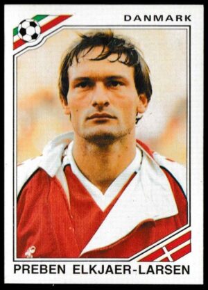Panini - 'Mexico 86' (1986) - Preben Elkjar-Larsen (Denmark)