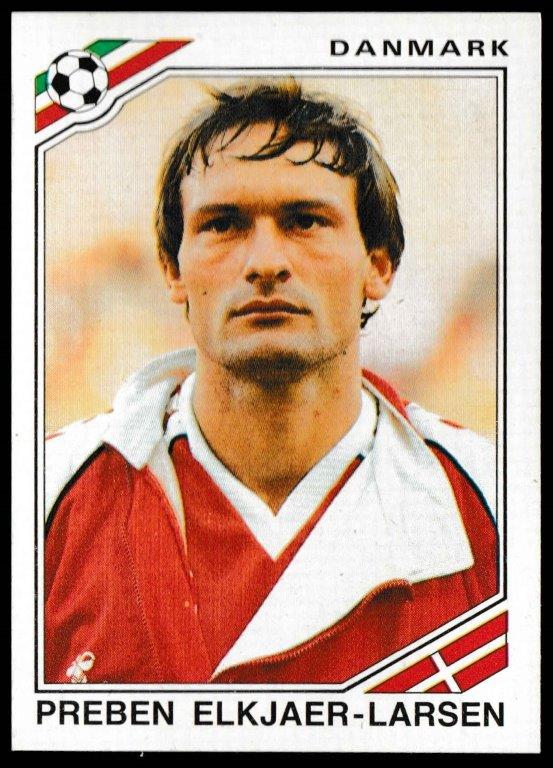 Panini - 'Mexico 86' (1986) - Preben Elkjar-Larsen (Denmark) Panini - 'Mexico 86' (1986) - Preben Elkjar-Larsen (Denmark)