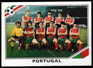 Panini - 'Mexico 86' (1986) - Team Photo (Portugal)