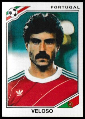 Panini - 'Mexico 86' (1986) - Veloso (Portugal)