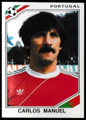 Panini - 'Mexico 86' (1986) - Carlos Manuel (Portugal)