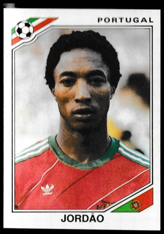Panini - 'Mexico 86' (1986) - Jordao (Portugal) Panini - 'Mexico 86' (1986) - Jordao (Portugal)