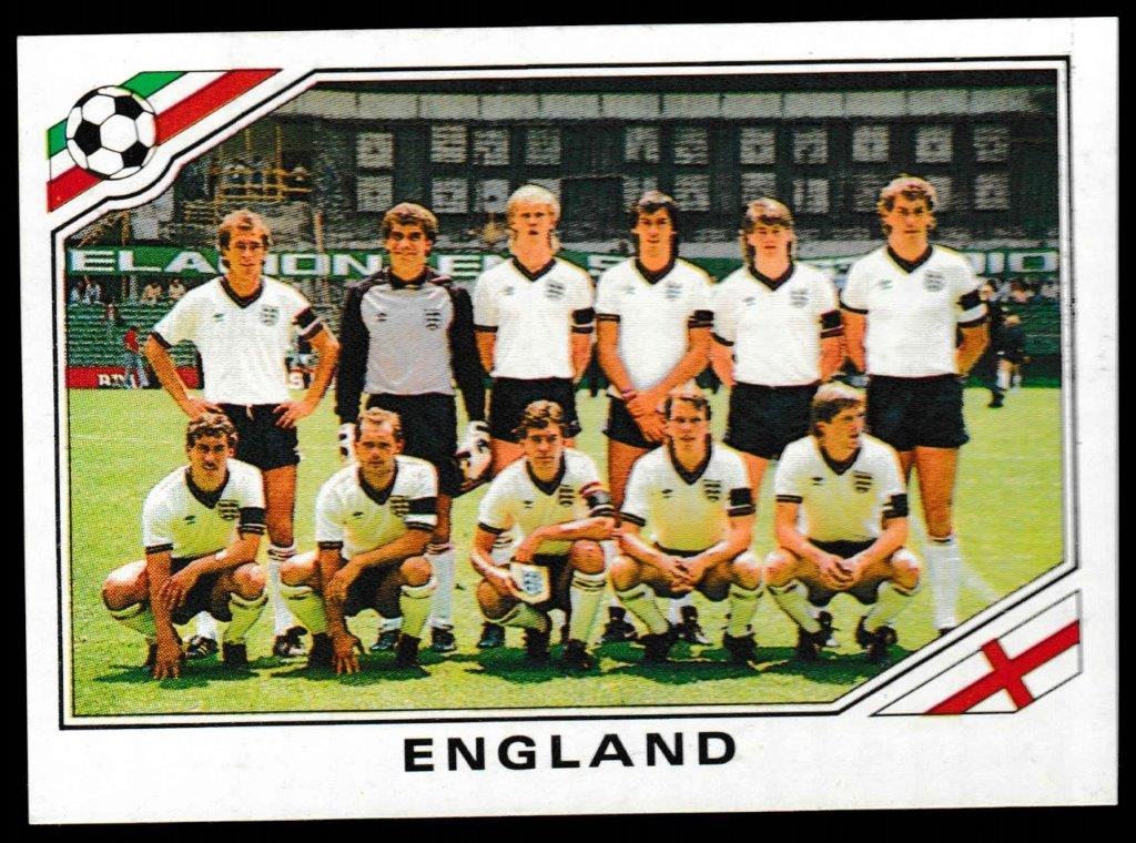 Panini - 'Mexico 86' (1986) - Team Photo (England) Panini - 'Mexico 86' (1986) - Team Photo (England)