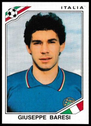 Panini - 'Mexico 86' (1986) - Giuseppe Baresi (Italy) Panini - 'Mexico 86' (1986) - Giuseppe Baresi (Italy)