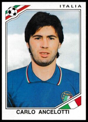 Panini - 'Mexico 86' (1986) - Carlo Ancelotti (Italy) Panini - 'Mexico 86' (1986) - Carlo Ancelotti (Italy)
