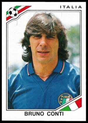 Panini - 'Mexico 86' (1986) - Bruno Conti (Italy) Panini - 'Mexico 86' (1986) - Bruno Conti (Italy)