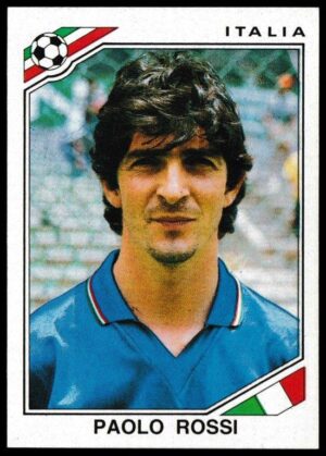 Panini - 'Mexico 86' (1986) - Paolo Rossi (Italy) Panini - 'Mexico 86' (1986) - Paolo Rossi (Italy)