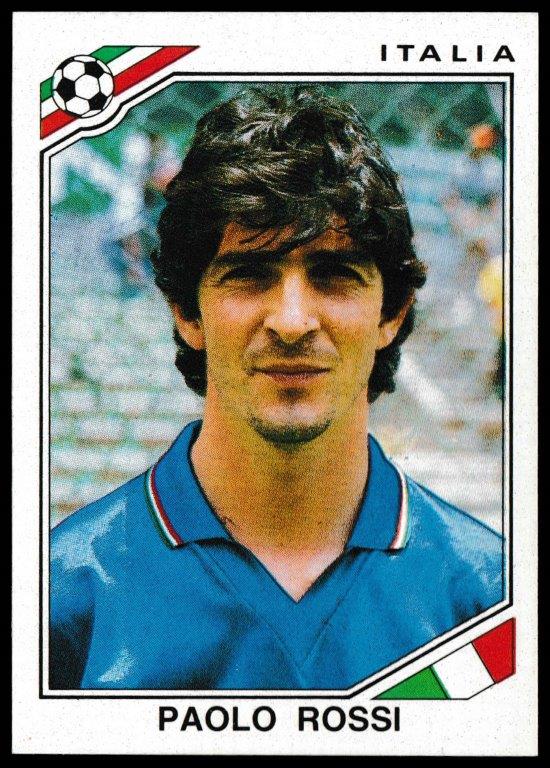Panini - 'Mexico 86' (1986) - Paolo Rossi (Italy) Panini - 'Mexico 86' (1986) - Paolo Rossi (Italy)
