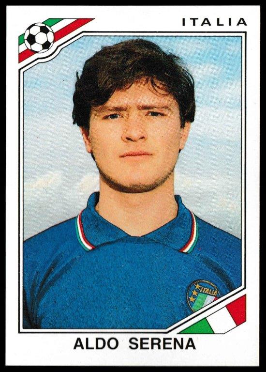 Panini - 'Mexico 86' (1986) - Aldo Serena (Italy) Panini - 'Mexico 86' (1986) - Aldo Serena (Italy)
