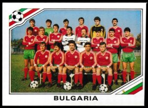 Panini - 'Mexico 86' (1986) - Team Photo (Bulgaria)