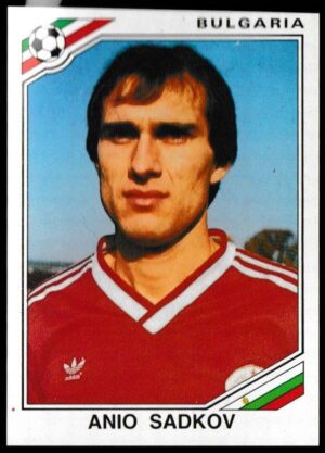 Panini - 'Mexico 86' (1986) - Anio Sadkov (Bulgaria)