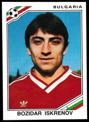 Panini - 'Mexico 86' (1986) - Bozidar Iskrenov (Bulgaria)