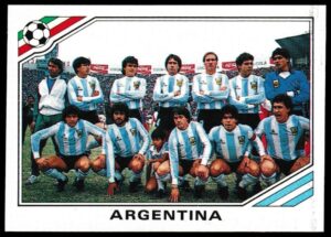 Panini - 'Mexico 86' (1986) - Team Photo (Argentina)