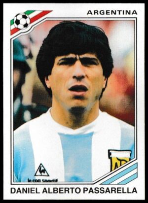 Panini - 'Mexico 86' (1986) - Daniel Alberto Passarella (Argentina)