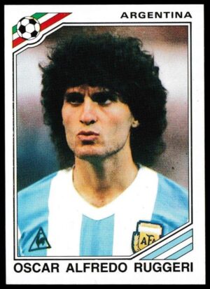 Panini - 'Mexico 86' (1986) - Oscar Alfredo Ruggeri (Argentina)