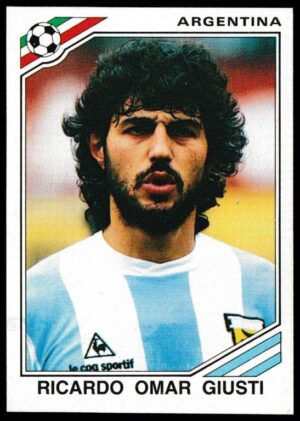 Panini - 'Mexico 86' (1986) - Ricardo Omar Giusti (Argentina)