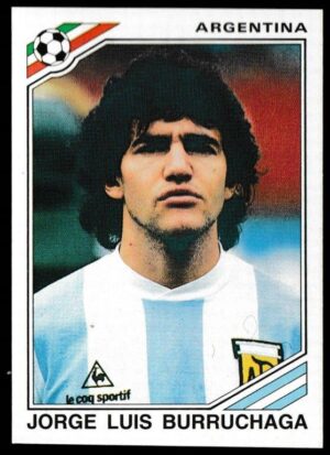 Panini - 'Mexico 86' (1986) - Jorge Luis Burruchaga (Argentina)