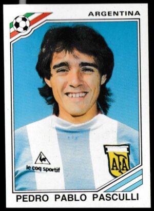 Panini - 'Mexico 86' (1986) - Pedro Pablo Pasculli (Argentina)