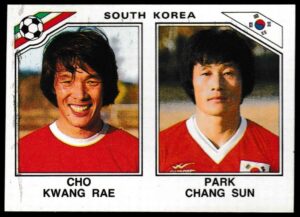 Panini - 'Mexico 86' (1986) - Cho Kwang Rae & Park Chang Sun (South Korea)