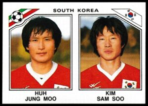 Panini - 'Mexico 86' (1986) - Huh Jung Moo & Kim Sam Soo (South Korea) Panini - 'Mexico 86' (1986) - Huh Jung Moo & Kim Sam Soo (South Korea)