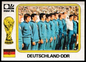 Panini - 'Munchen 74' - Card #114 - East Germany Team