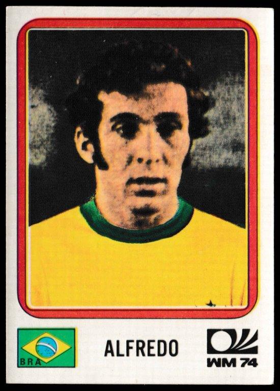 Panini - 'Munchen 74' - Card #159 - Alfredo (Brazil) Panini - 'Munchen 74' - Card #159 - Alfredo (Brazil)