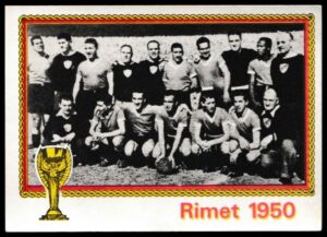 Panini - 'Munchen 74' - Card #28 - Uruguay Team 1950