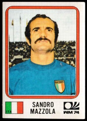 Panini - 'Munchen 74' - Card #301 - Sandro Mazzola (Italy)