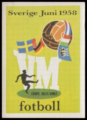 Panini - 'Munchen 74' - Card #35 - World Cup 1958 Poster