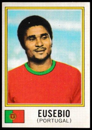 Panini - 'Munchen 74' - Card #396 - Eusebio (Portugal)