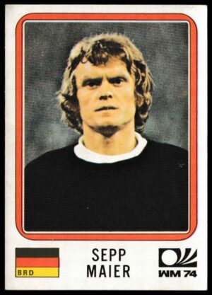 Panini - 'Munchen 74' - Card #84 - Sepp Maier (West Germany)