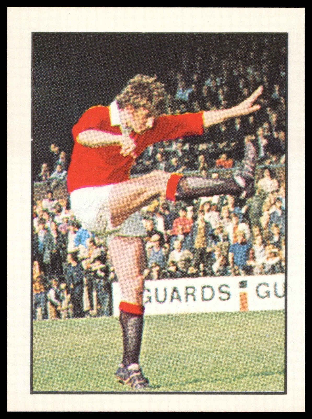 Panini Top Sellers - 'Football 73' (1973) - Steve James (Manchester United) Panini Top Sellers - 'Football 73' (1973) - Steve James (Manchester United)