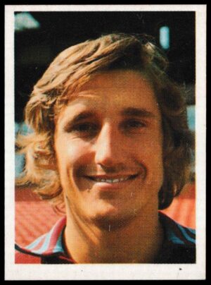 Panini - 'Top Sellers Football 77' (1977) - Frank Carrodus (Aston Villa)