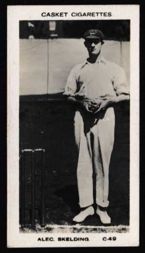 Pattreiouex - 'Cricketers' (c1925) - Card #C.49 - A. Skelding (Leicester)