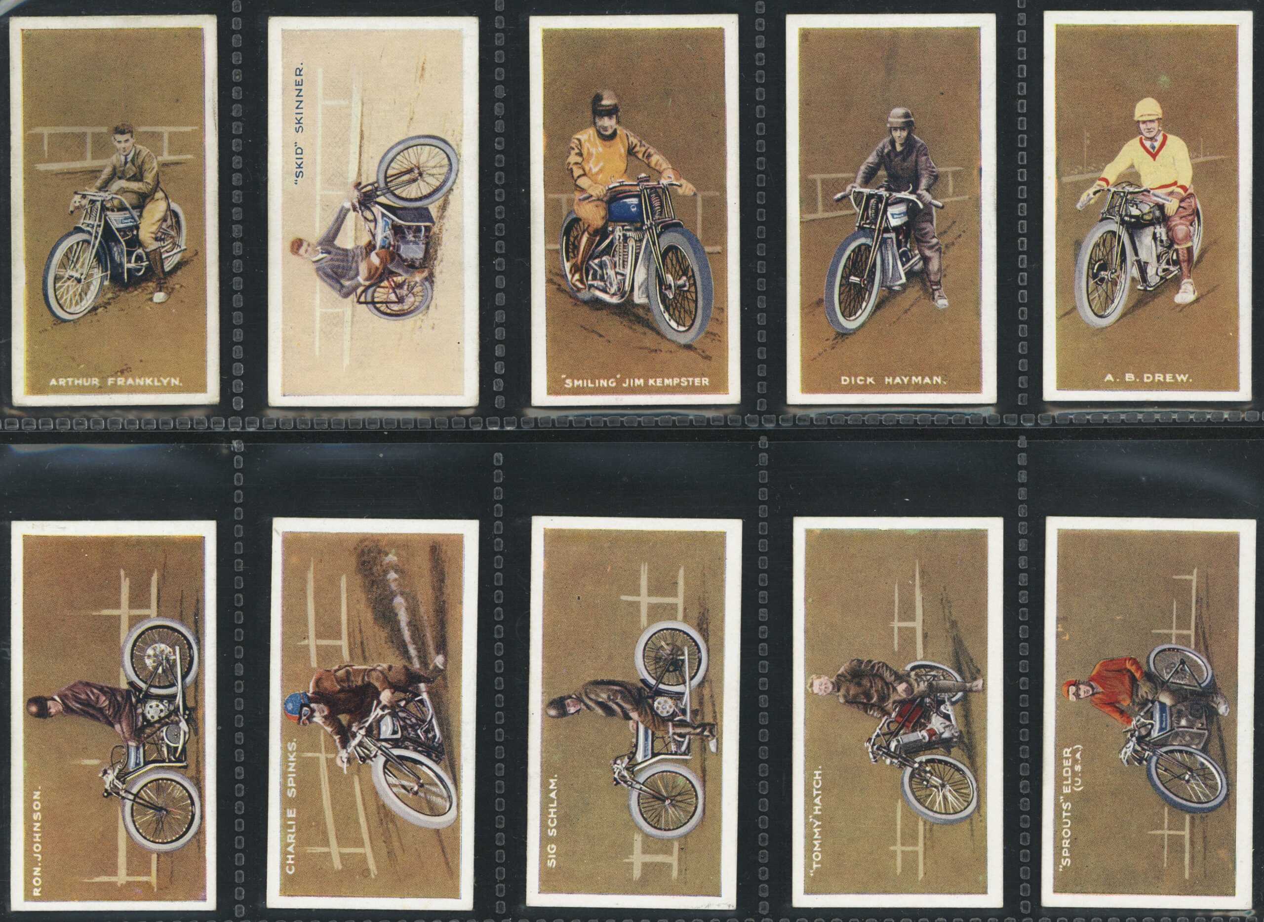 Pattreiouex - 'Dirt Track Riders (50)' - Complete Set (1929) Pattreiouex - 'Dirt Track Riders (50)' - Complete Set (1929)