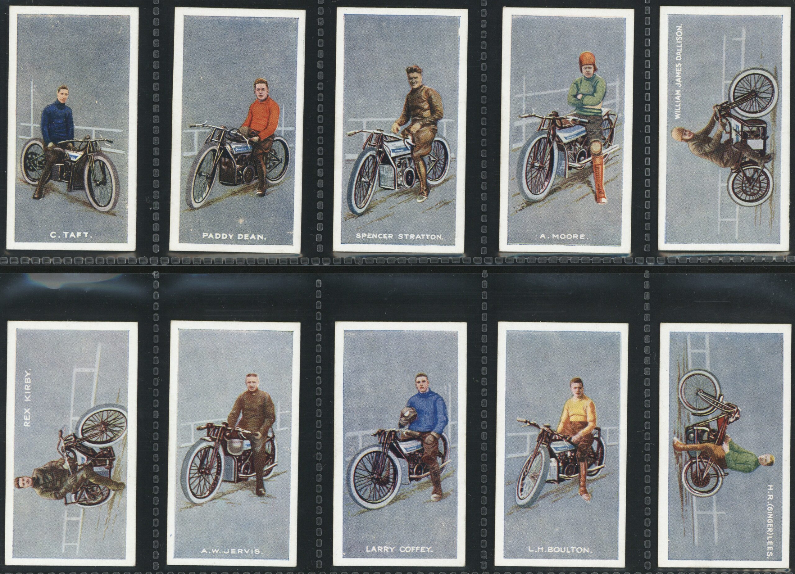 Pattreiouex - 'Dirt Track Riders (50)' - Complete Set (1929) Pattreiouex - 'Dirt Track Riders (50)' - Complete Set (1929)